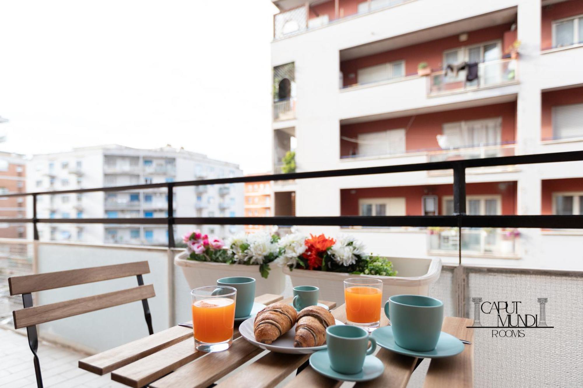 Caput Mundi Rooms - 100Mt To Metro A, Terrace, A-C, 15 Min To Center Rome Extérieur photo